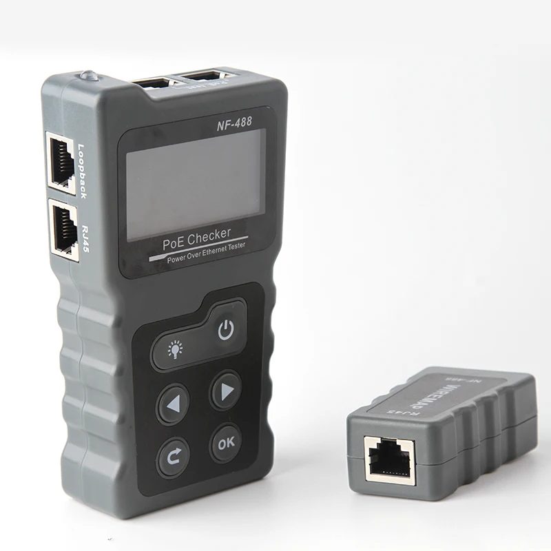 Проверка PoE встроенный тестер напряжения и тока PoE с тестером кабеля