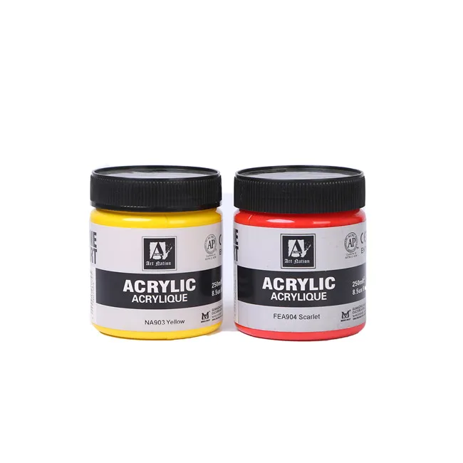 wholesale colors  acrylic paint sets 250ml