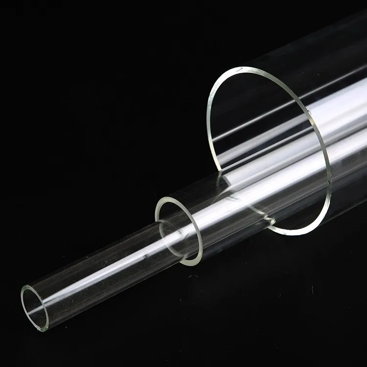 Manufacturers custom high temperature resistant glass tube quartz cylinder glass tube fused silica glass tube