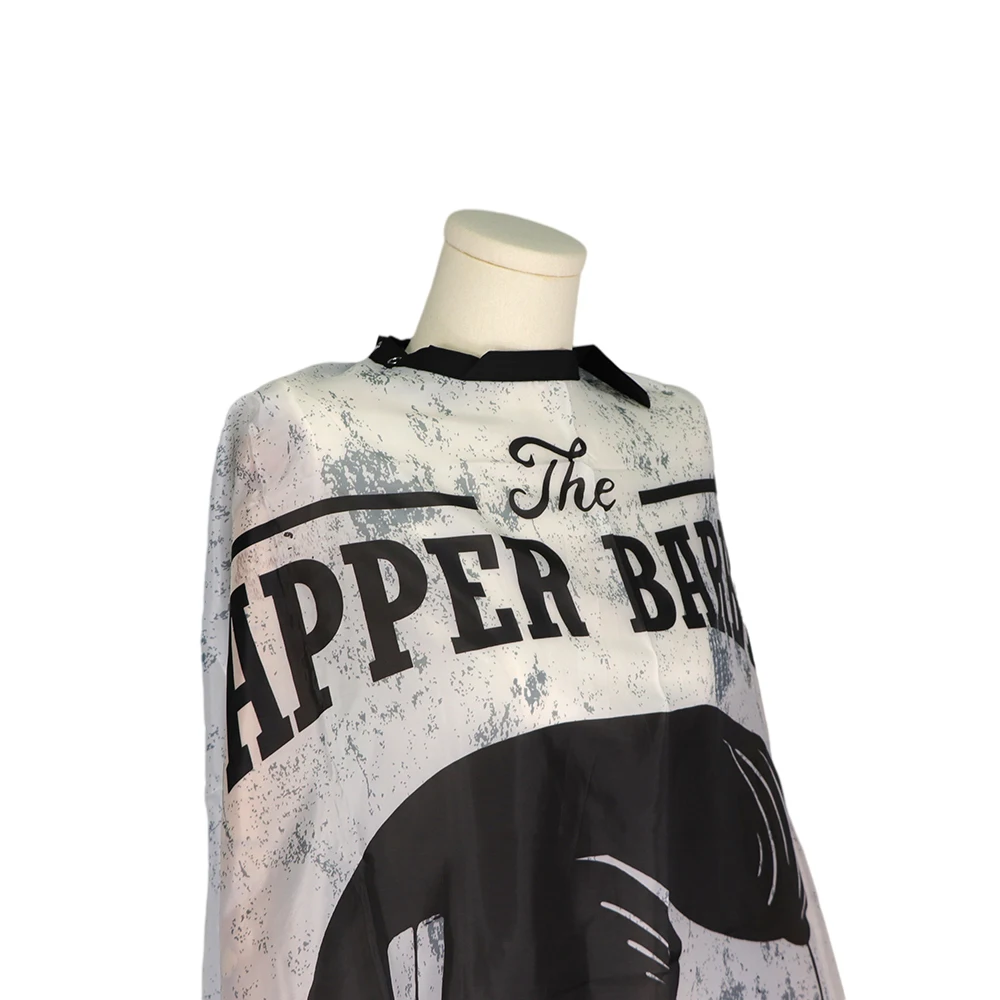 High quality professional printed polyester waterproof haircut hair salon hairdressing barber capes