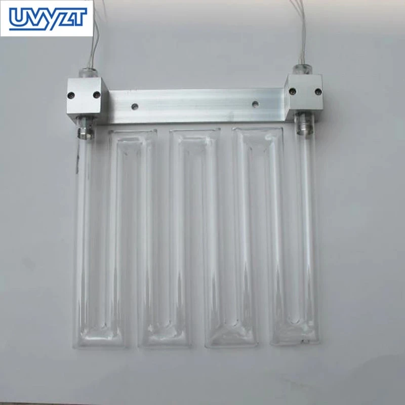 Ultraviolet radiation output of light cleaning lamp uvc wand