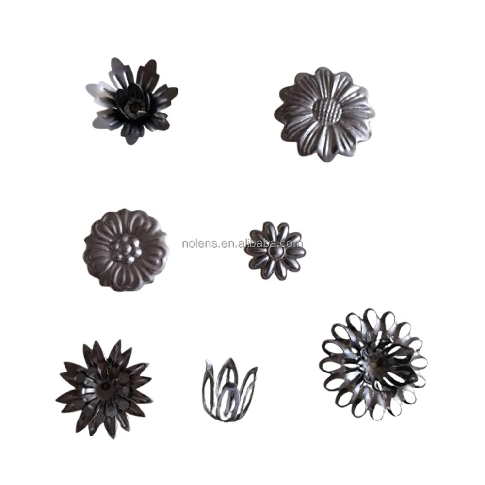 decoration Enclosure Building Terrace Home wrought iron fence gate metal ornaments