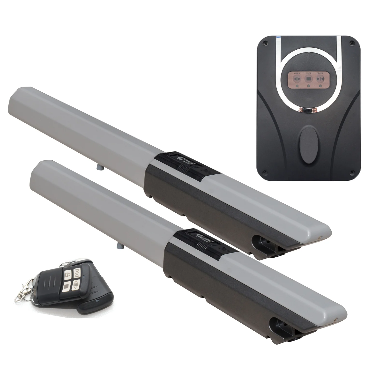 In Front Of Luxury Villa Hydraulic Garage Door Opener Stanley Swing Door Operator