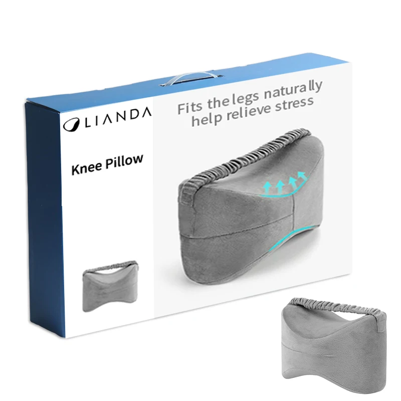 High Quality Cheap Design Custom Logo Orthopedic Relief Memory Foam Knee Leg Pillow