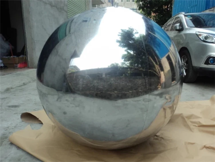 Hanging inflatable mirror ball mirror balloon giant mirror sphere for decoration sealed gold silver ball big shiny ball