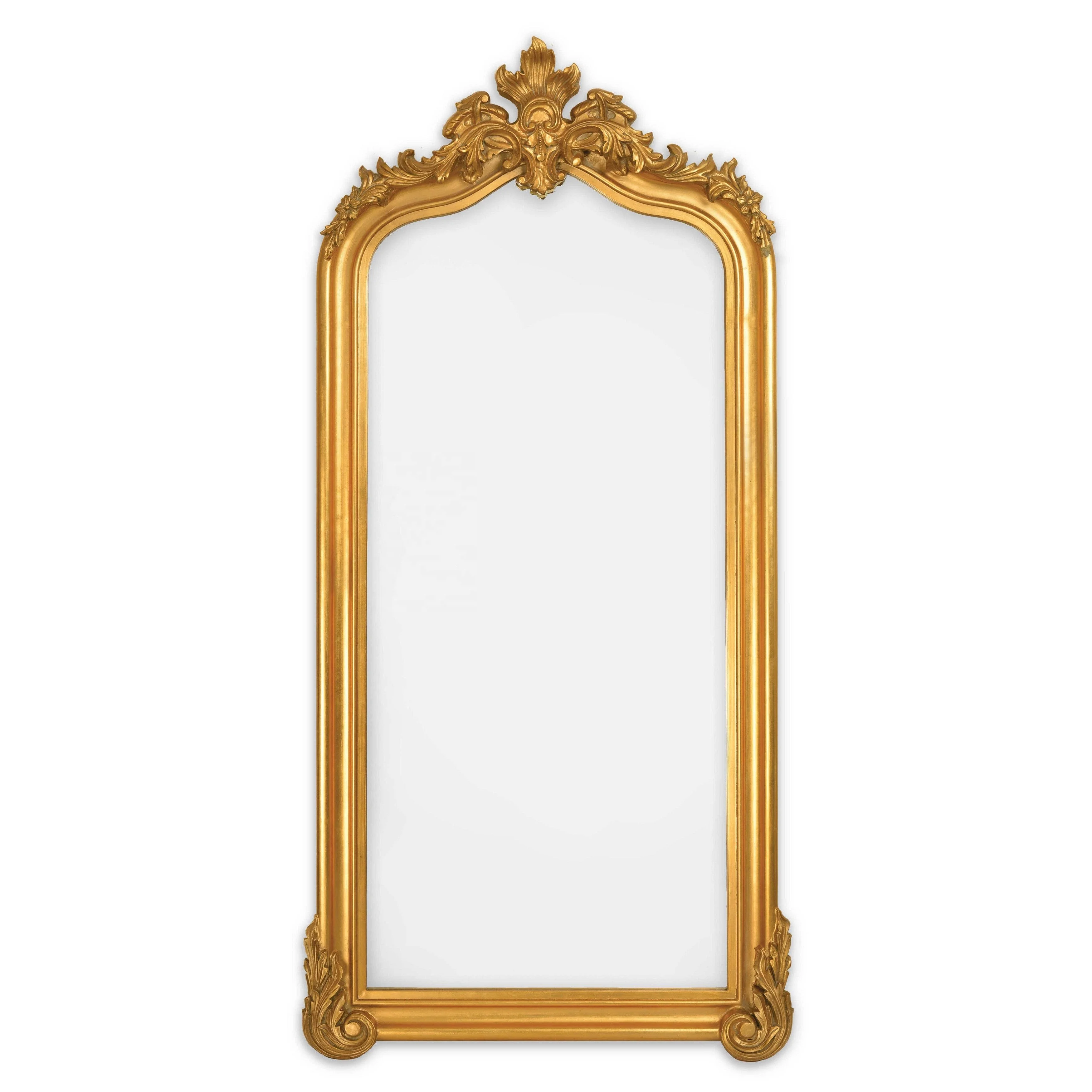 Luxurious wooden frame mirror made from solid wood
