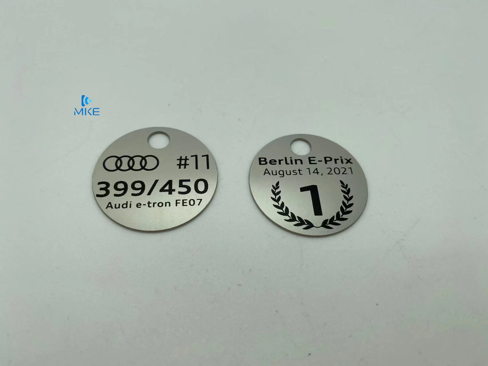 Blank Stainless Steel silver matt tags labels