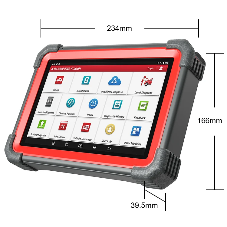 advanced launch x431 immo elite plus with xprog3 key programming anti-theft matching tool oe-level all system diagnoses scanner