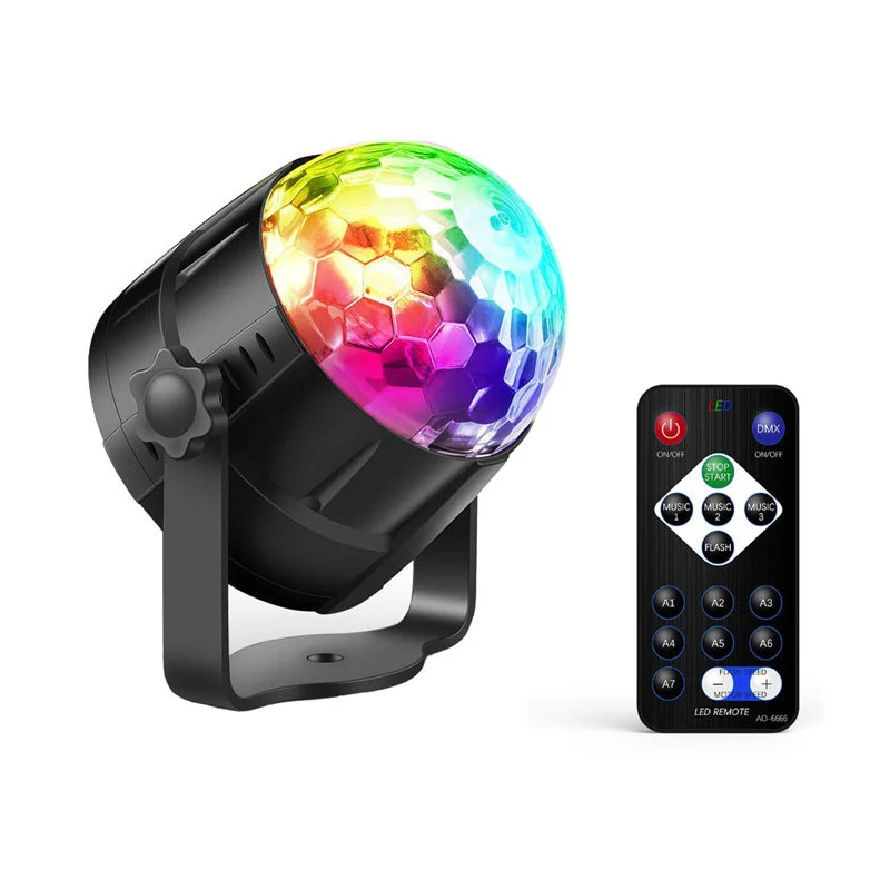 Wholesale Usb Disco Strobe Laser Light Christmas RGB Party Lights Small Magic Ball Led Stage Lights