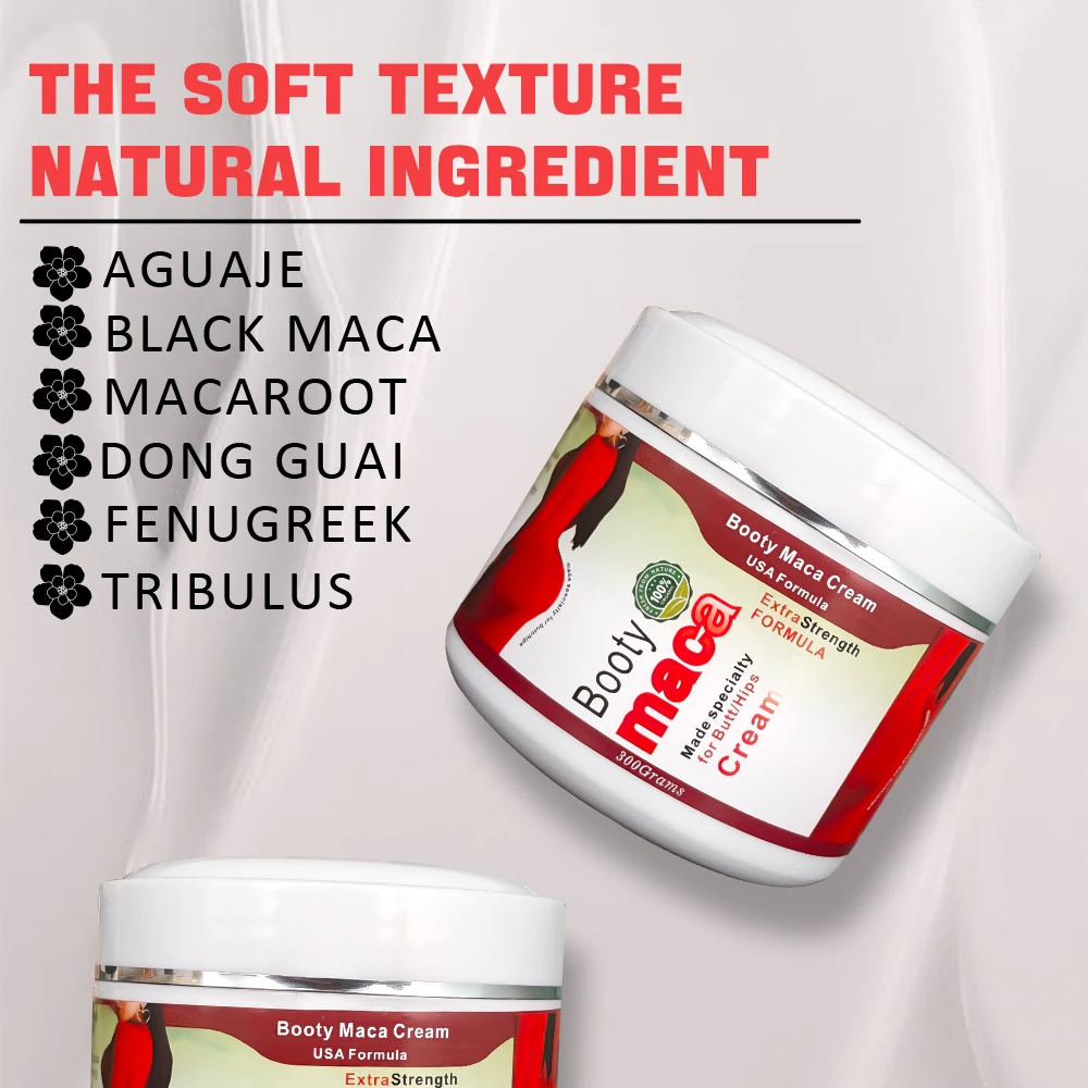 Wholesale Hip Up Products Enhance Breast 300G Maca Extract Increase Bigger Plump Butt Cream For Lift Hip Up