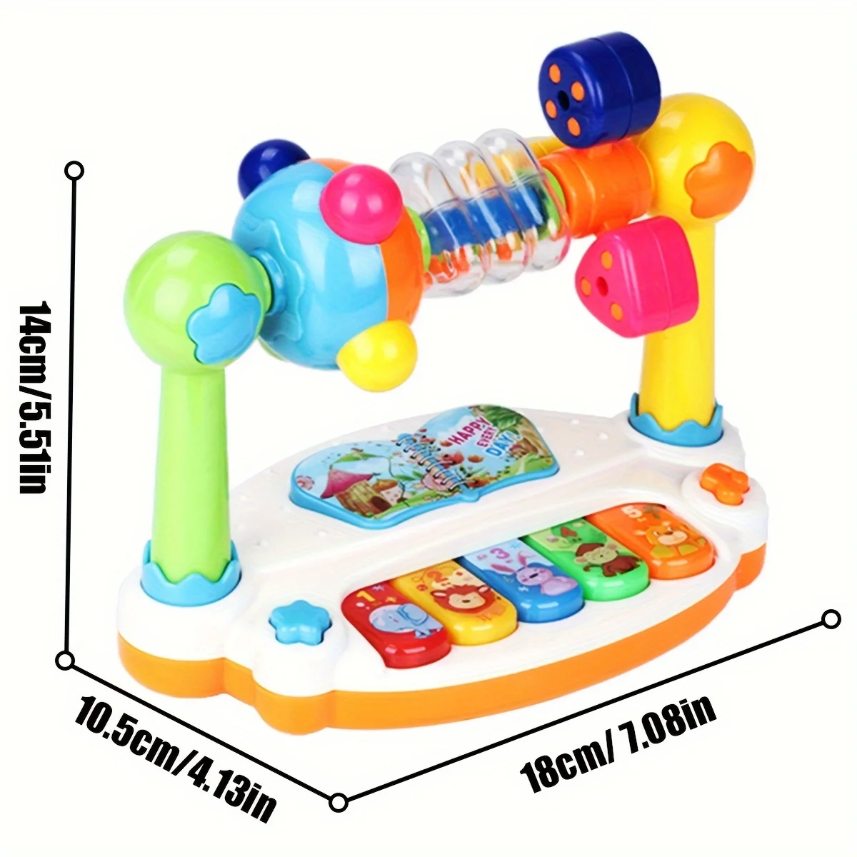 Early Educational Baby Musical Toy Learning Piano Enlightenment Light and Music Machine Baby TUMMY TIME TOY Baby Popular Gifts
