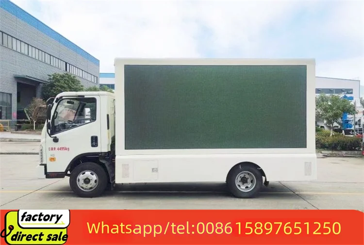 Hot Selling Led Display Screen Full Color Truck Mobile Advertising Led Screen Mounted Led Billboard Truck Advertising Display