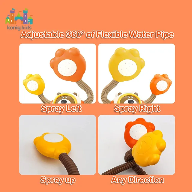 Новое поступление игрушка Konig для детей космический медведь электрическая душа спринклер водная летняя детская