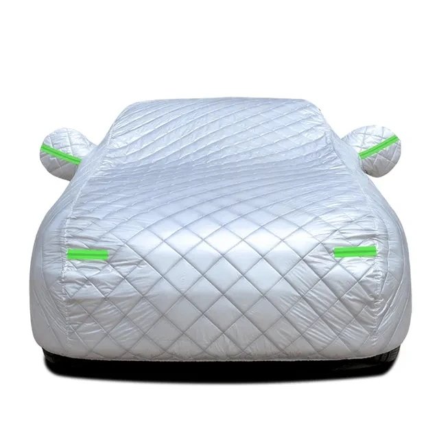 Silver waterproof Anti snow protection hail protection car cover Universal Car Cover for outdoor