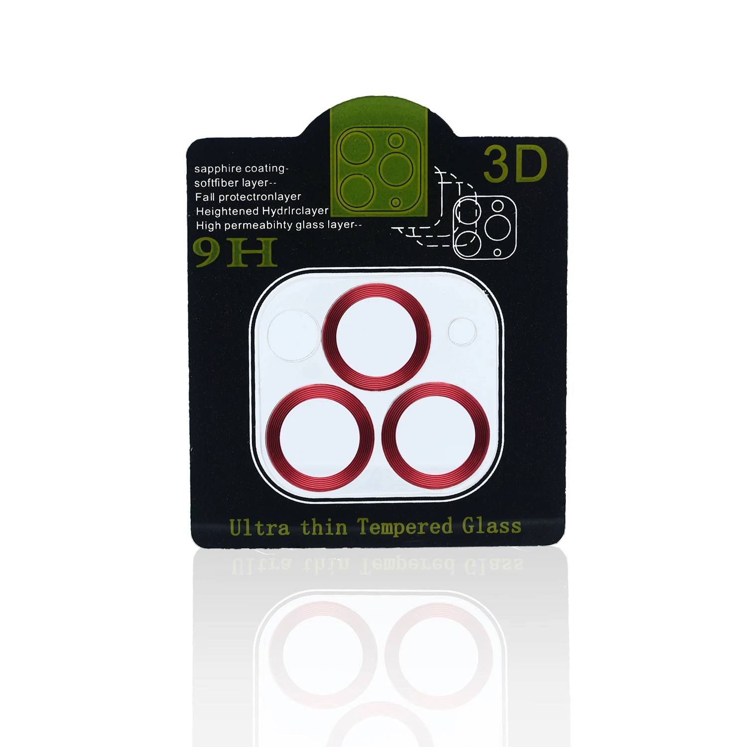 
Hot Anti-scratch Camera Lens Screen Protector with Metal Rings tempered glass guard camera film protector For iPhone 12 Pro Max 