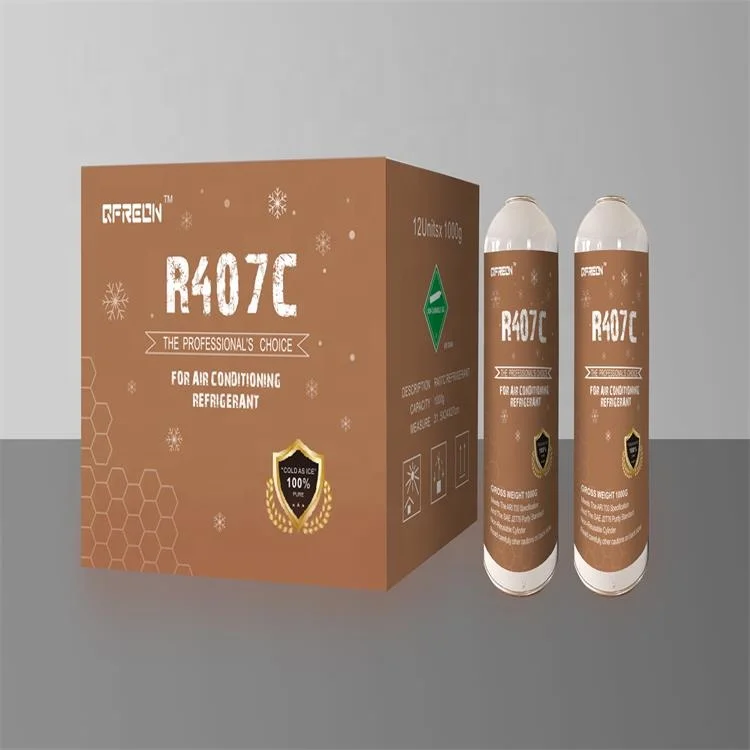 Hot Sale High Purity R407C Hydrocarbon & Derivatives Gas Refrigerant Low Price Made in China