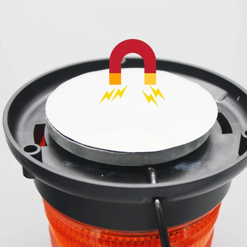 Car Strobe Light Emergency Rotating Traffic Indication Car Flash Beacon Light LED Orange Blue Red Flash Car Warning Light