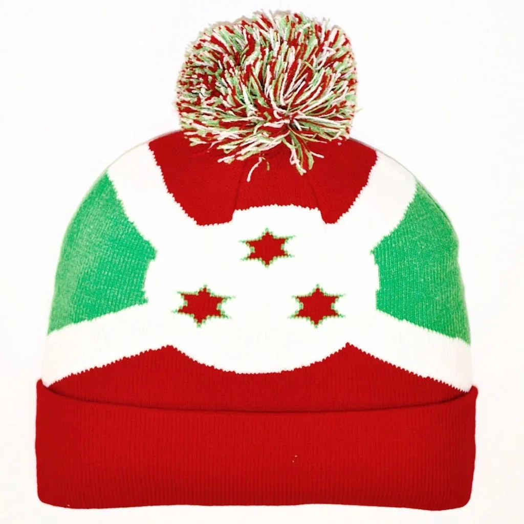 High quality custom Bulgaria flag Hats Men Women Slouchy Beanie Hat Winter Knit  Caps Soft Ski Hats Unisex Warm