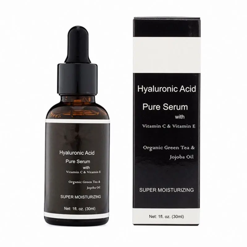 OEM Shea Butter Vitamin C+E Private Label Moisturizing Organic Green Tea Hyaluronic Acid Skin Care Serum