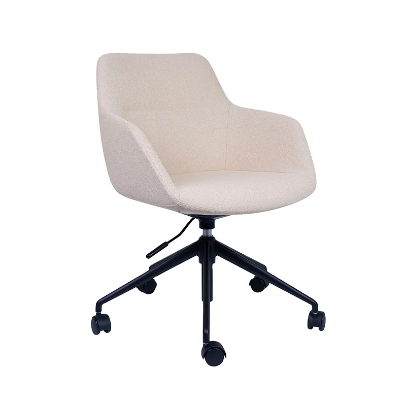 New Design Mold Foam Custom Fabric Office Swivel Lifting Chair With Castors