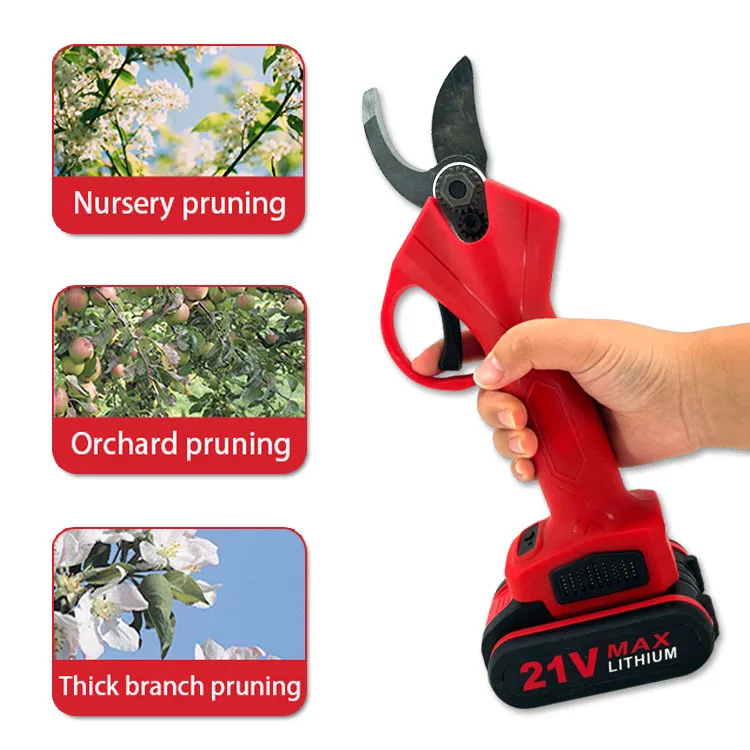 21V Rechargeable Cordless Electric Tree Pruning Scissor Chain Saw Hand Saw Power Tool Sets