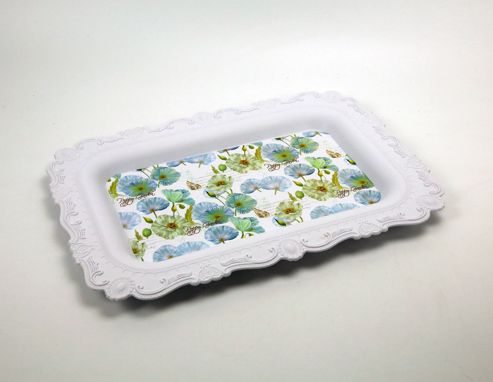 Private Label Fruit Bathroom Serving Tray ,Custom Design Food Buffet Serving Tray