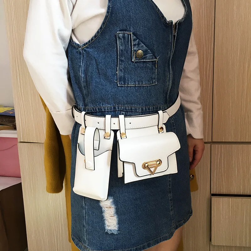 
High Quality Women Waist Bag Luxury Designer Belt Bag Leather Flap Fanny Pack Shoulder Crossbody Chest Bag Hip Purse 