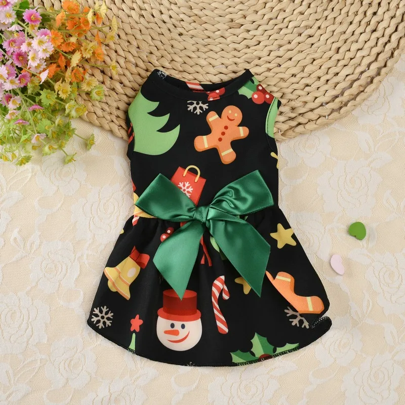 Wholesale New Design Christmas Pet Clothes Halloween Dog Clothes Princess Dress