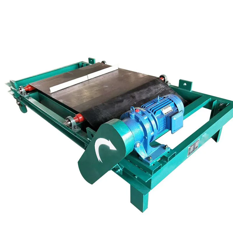 suspend magnetic iron separator for conveyor belt self cleaning permanent magnetic iron separation