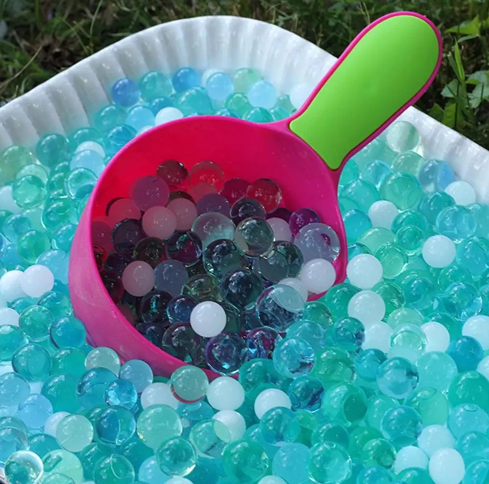Biodegradable Colorful Magic Crystal Soil Gel Balls Water Beads For Kids Educational Sensory Toys