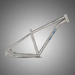 China Bicycle Factory OEM 27.5 29 inch titanium alloy mountain bike frame 142 thru axle mtb titanium frame