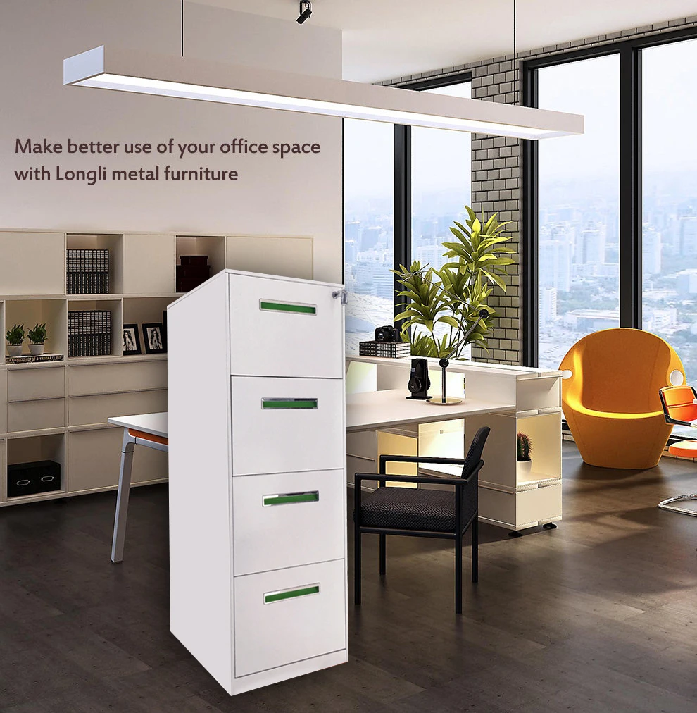 Factory direct sale big capacity drawer for work place vertical file drawers lockable office file storage hanging file cabinet