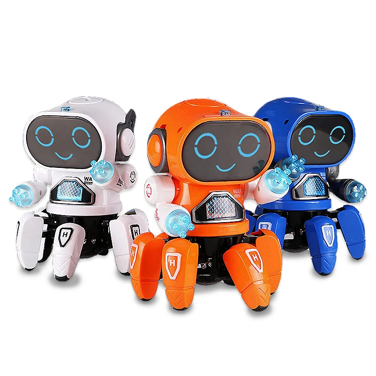 Six Claw Electric Robot Kit Kid Educational Set Diy Toy for Child with Music 7