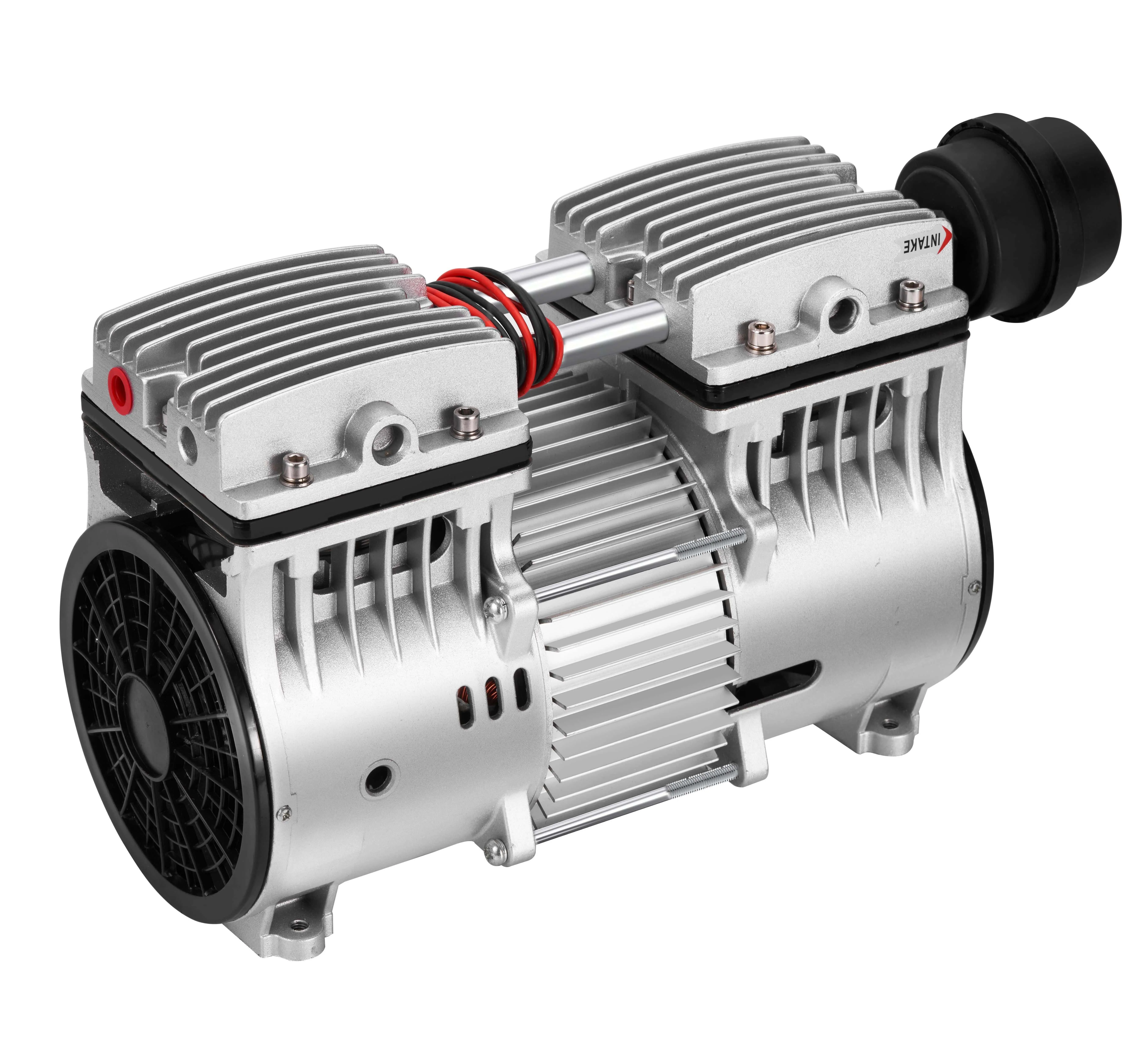 Безмасляный вакуумный насос-98 кПа 50 л/мин AC220v бесшумный насос 350 Вт безмасляный с двухступенчатым сжатием