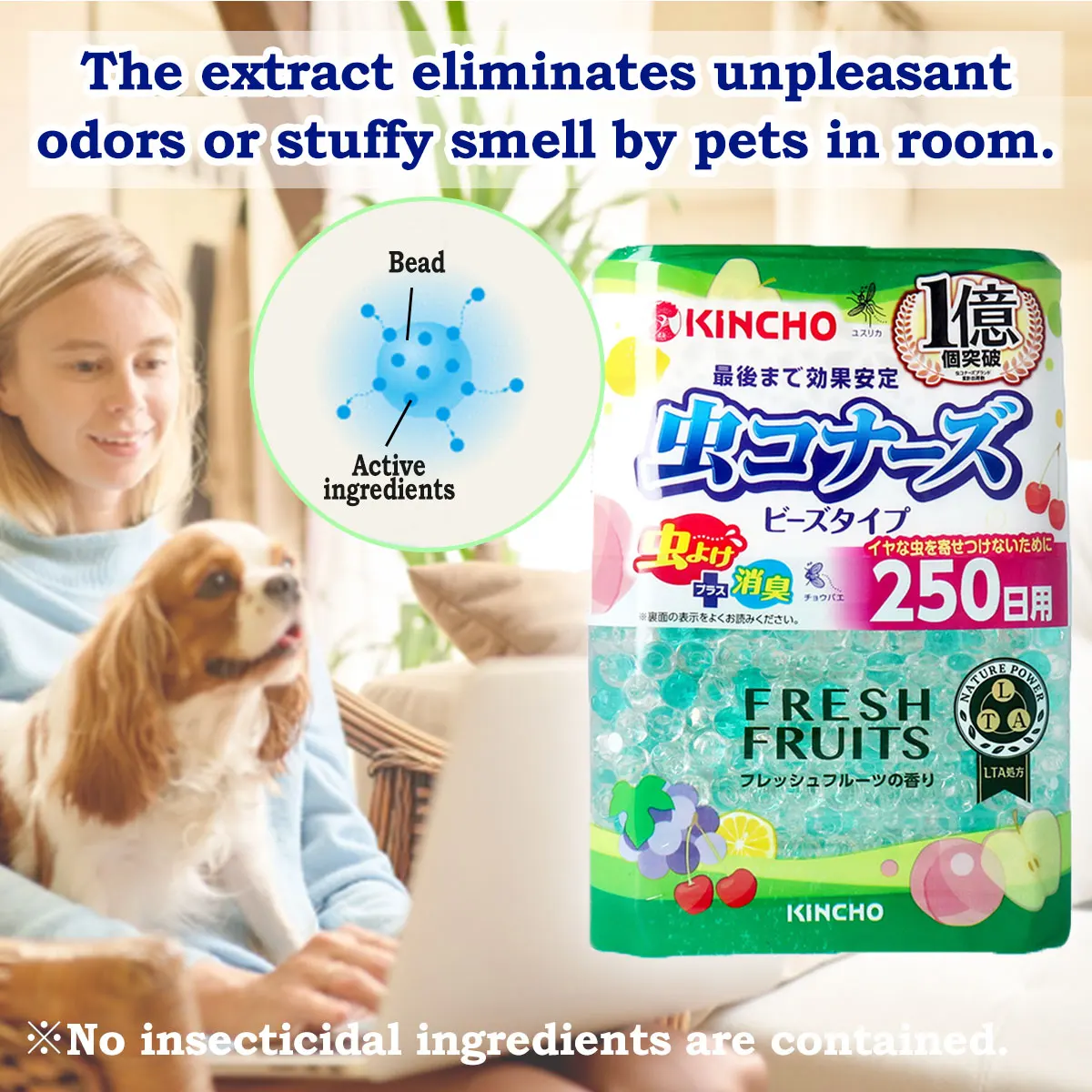 Air freshener fresh fruits scent gel beads 2021 new arrival