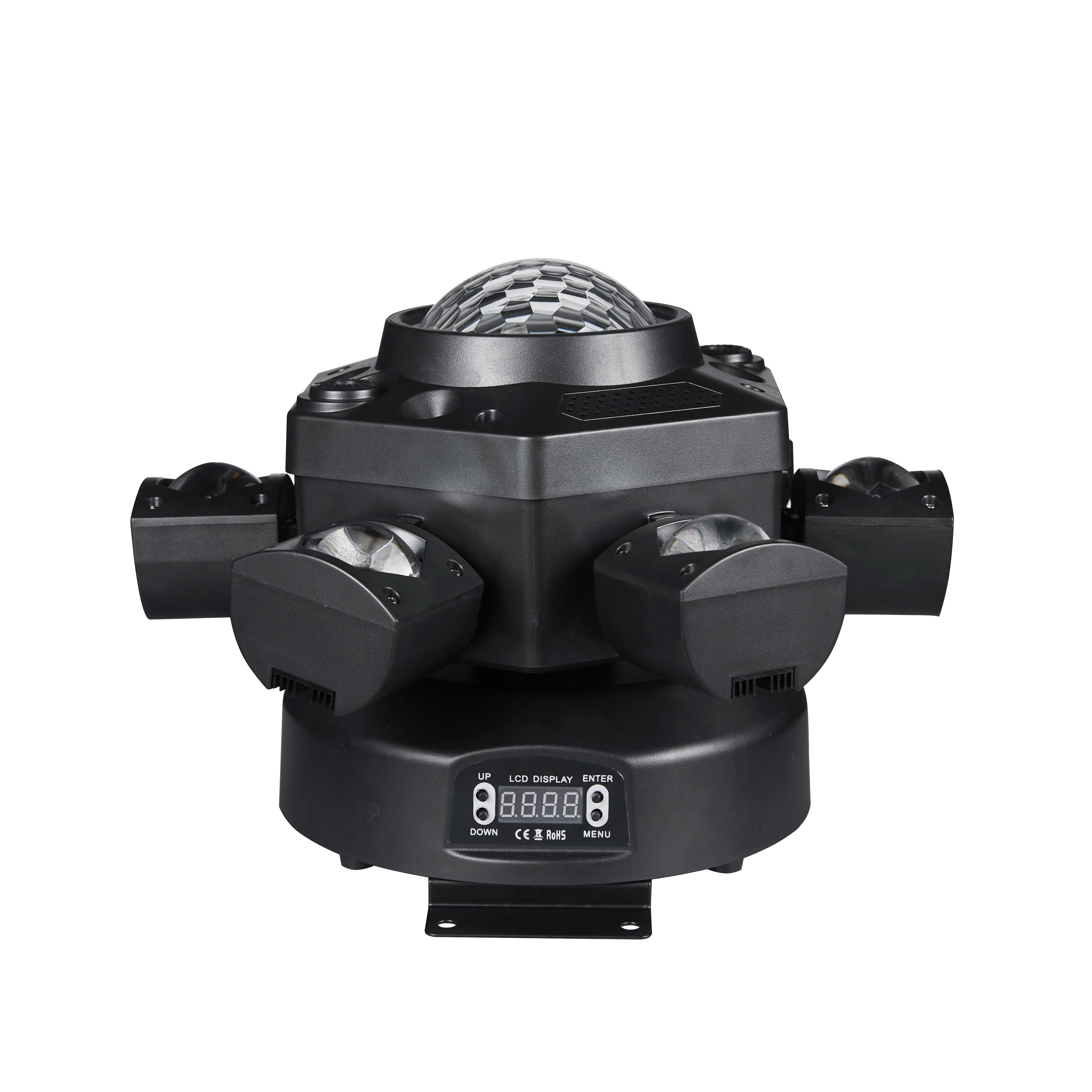 New Hot Sale 120W KaleidoscopeSix armed Little king Kong Smd Rgbw 4IN1 Lamp Strip Rood Groen Laser Stage Light