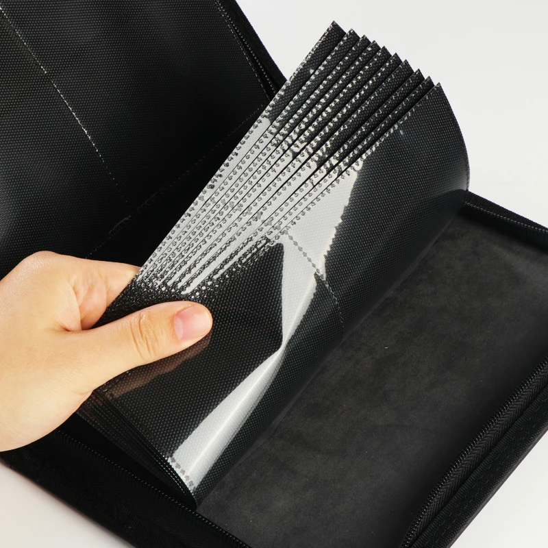 HENWEI Custom PU Leather 4 Pocket Card Binder Protection Album For Standard Cards MTG Yugioh Game
