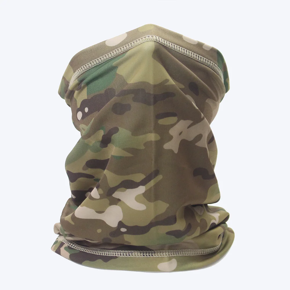 Custom sublimation logo Sun UPF50+ UV face protection face mask cooling neck Gaiter for Sport Outdoor
