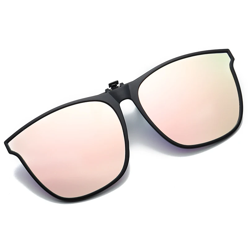 2024 солнцезащитные очки унисекс ночного видения для вождения черная оправа из поликарбоната поляризованные линзы легкие откидные С Откидывающейся Крышкой UV400