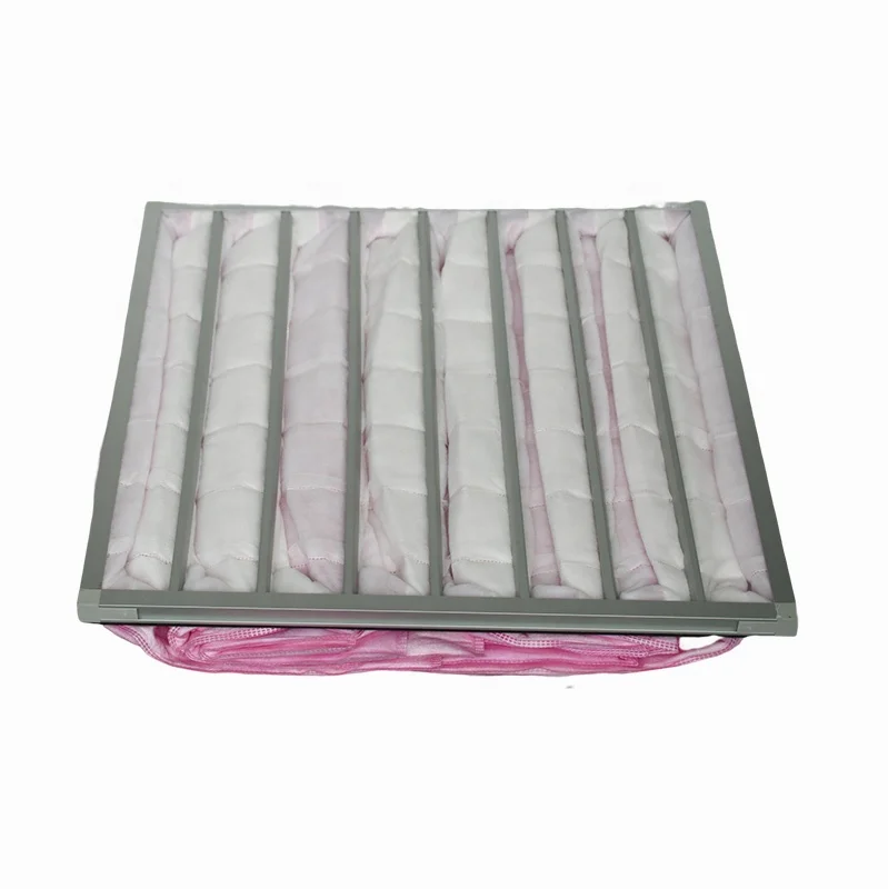 Customize Pocket Filter Medium efficiency Dust Collection Bag Filter Medium Efficiency HVAC Industrial Air Bag Filter