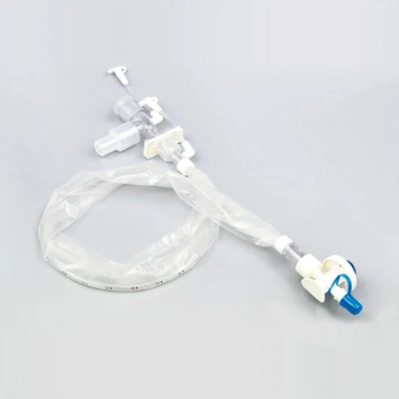 eco-friendly wholesale 72 hour closed suction catheter with elbow end
