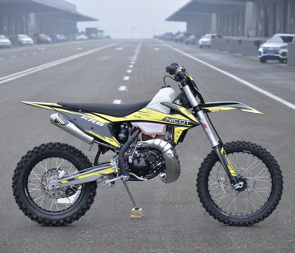 Nicot KF250MT 2 Stroke 250cc Dirt Bike Off-road Motorcycle Motocross 250cc with Loncin MT250 2 Stroke Engine