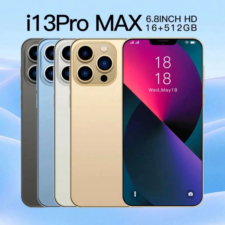 New Unlocked 4G Smart Phones for 13 Pro Max i13 Pro Max Goophone 13 Pro Max