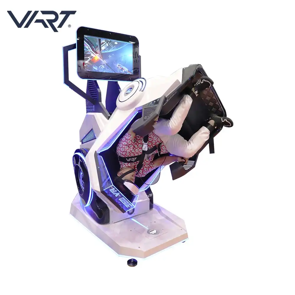 Panyu Factory VR Roller Coaster Motion Seat 360 Virtual Reality Chair with Safety Belt