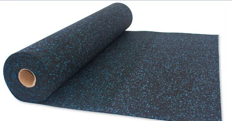 8MM High Quality Waterproof Indoor Rubber Sheet Roll For Gym Sports Equipment Rubber Mat