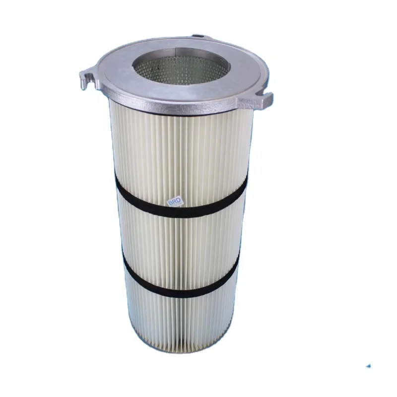 Flue Gas Dust Collector Filter Cartridge Industrial Dust Collection Element For OEM 10 Micron Conical Air Filter Cartridge