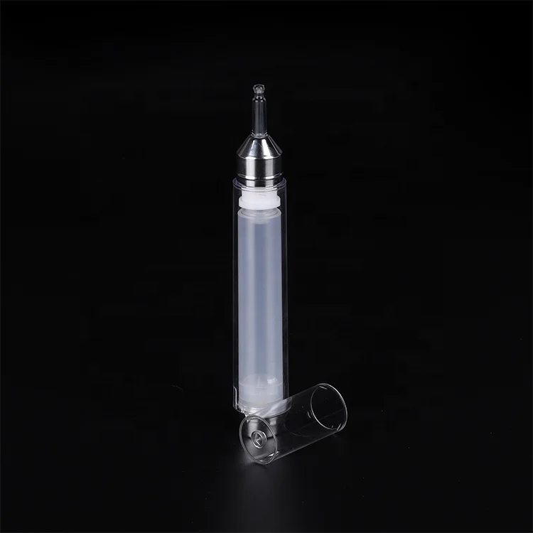 Goog Quality Mini Small Empty Personalized Cosmetic Syringe Airless Bottle For Skincare Cosmetic Packaging Airless Bottle