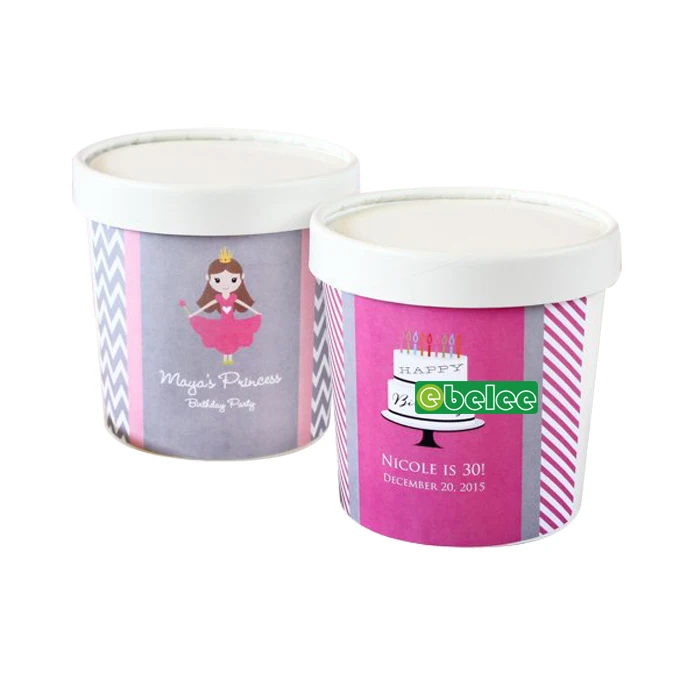 Manufacturer  Disposable 8oz ice cream paper cup with lids Yourt paper bowls with lids can be customized