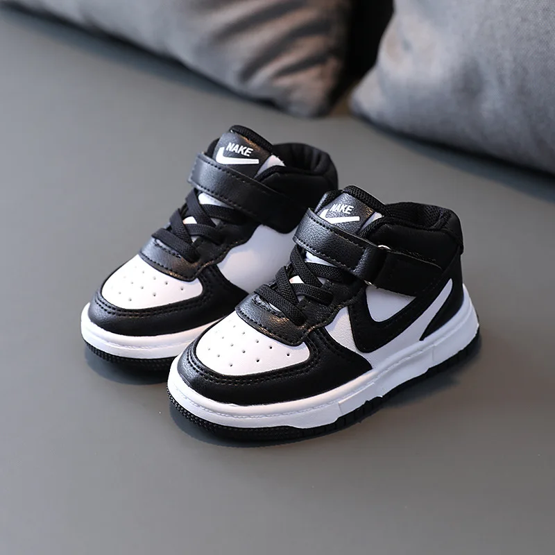 Custom Boys Girls Fashion Sneakers Baby Kids Leather Trainers Children School Casual Sports Shoes