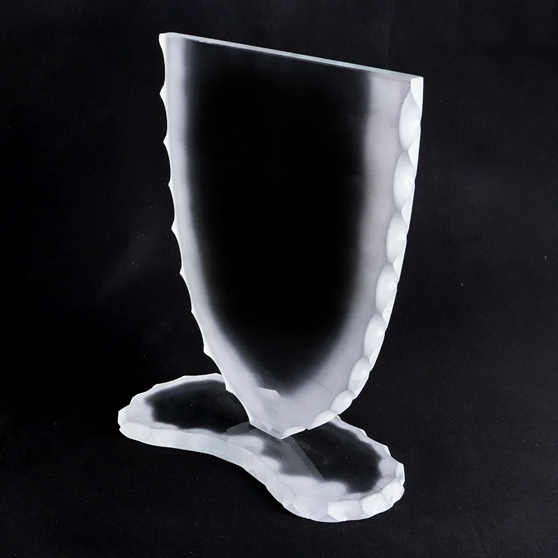 2021 new design crystal glass trophy from trophies manufacturer Accept custom and blank trophy